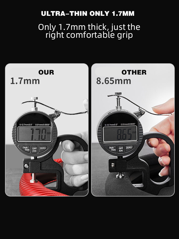 Universal Carbon Fiber Non-Slip Steering Wheel Cover – Anti-Skid Booster Grip for Cars