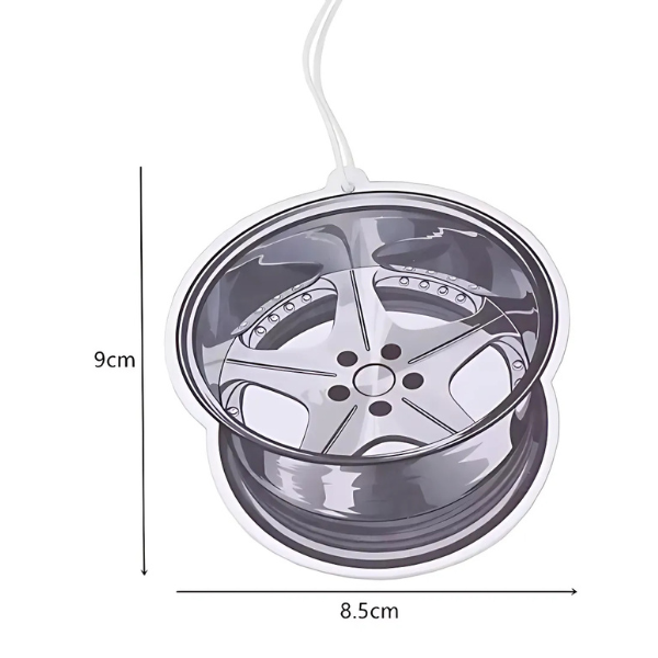 JDM Car Air Freshener Hanging Rearview Mirror Perfume Flavoring Turbo Brake Disc Shock Absorber Solid Paper Diffuser Accessories