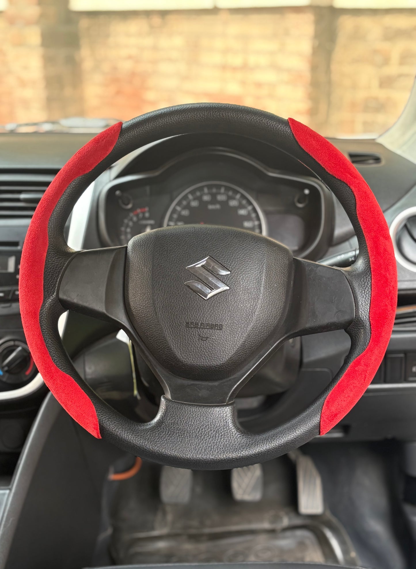 Universal Alcantara Carbon Fiber Steering Wheel Cover – Anti-Skid Booster Grip for Cars