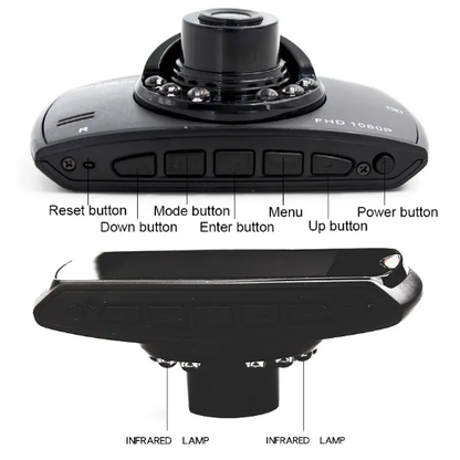 XUSHIDZ 1080P Dash Camera Car Camera Night Vision Vehicle Video Recorder Dashcam DVR Loop Recording Q02 High Cost- Effective