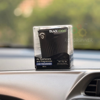 Black Odor Car Air Freshener – Long Lasting Gel – 70g