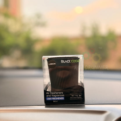 Black Odor Car Air Freshener – Long Lasting Gel – 70g