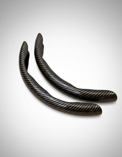 Universal Glossy Carbon Fiber Steering Covers