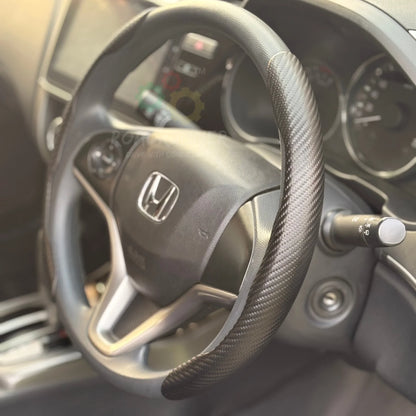 Universal Matte Carbon Fiber Steering Covers