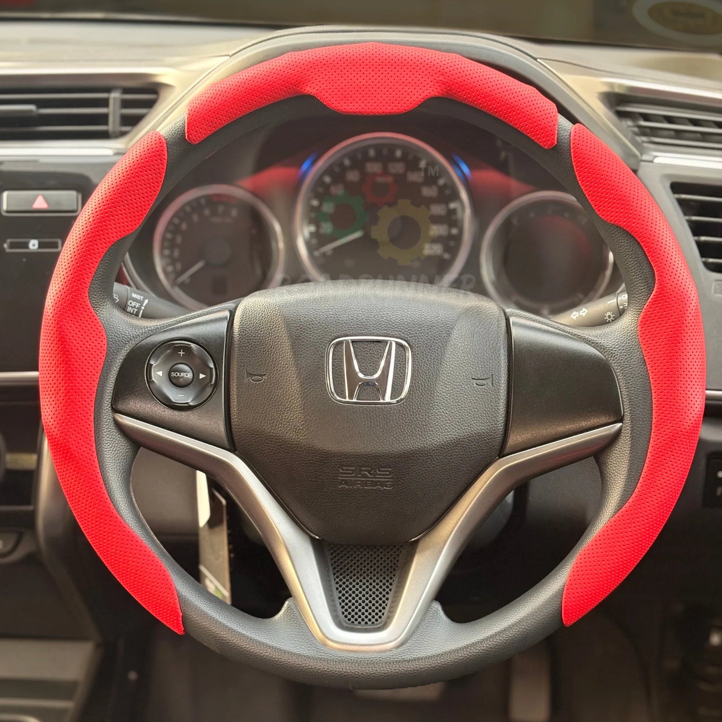Universal Matte Steering Wheel Cover – 3-Pieces