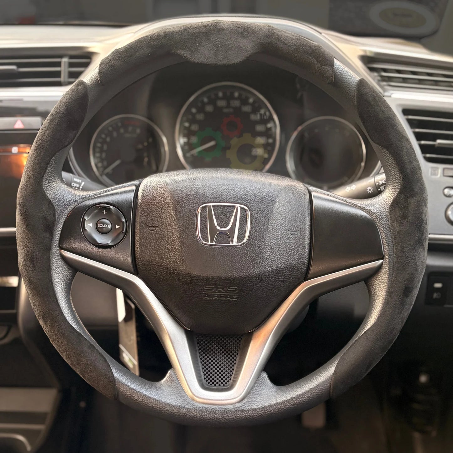 Universal Alcantara  Steering Wheel Cover – 3-Pieces