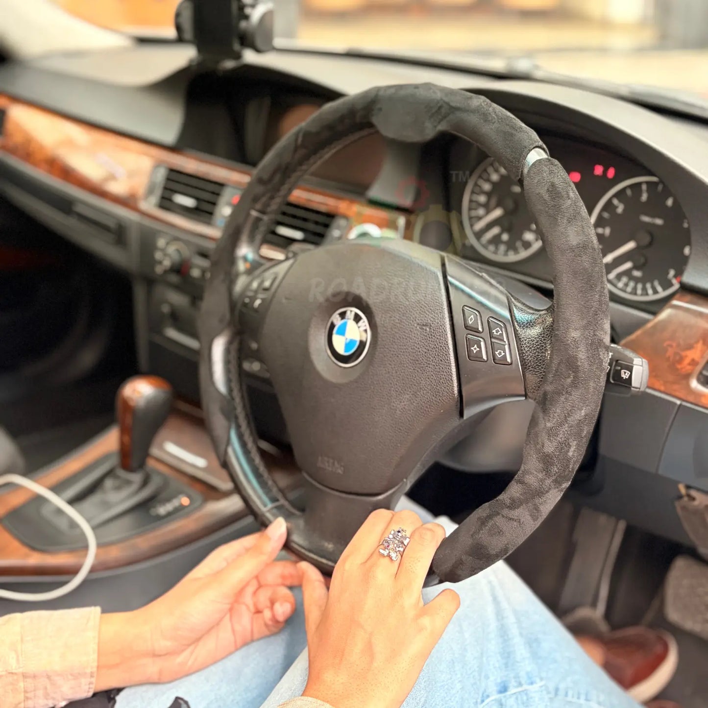 Universal Alcantara  Steering Wheel Cover – 3-Pieces
