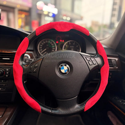 Universal Alcantara  Steering Wheel Cover – 3-Pieces