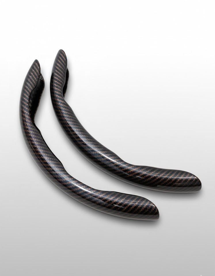 Universal Glossy Carbon Fiber Steering Covers