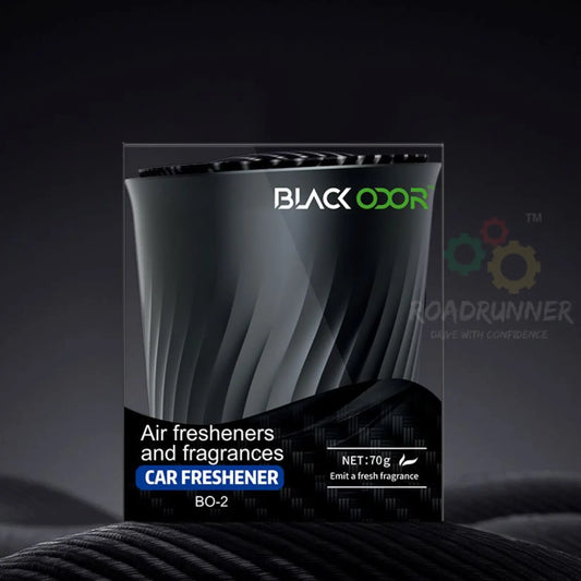 Black Odor Car Air Freshener – Long Lasting Gel – 70g