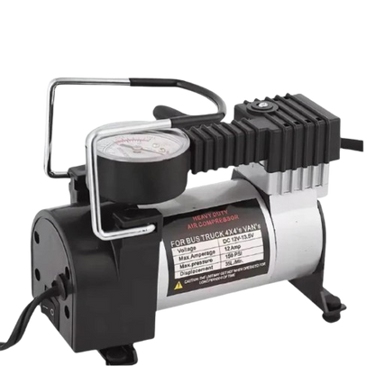 Heavy Duty Air Compressor Multiple Purposes Tire Inflator Equipment for Home and Outdoor Occasions
