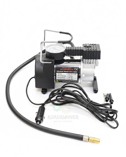Heavy Duty Car Air Compressor Multiple Purposes Tire Inflator Equipment for Home and Outdoor Occasions