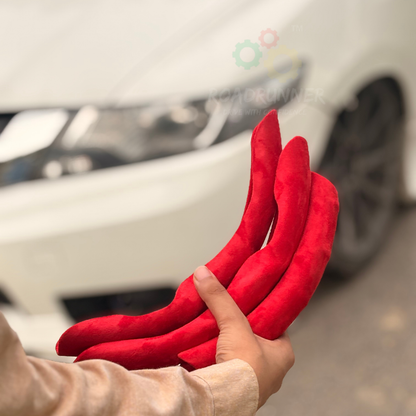 Universal Alcantara  Steering Wheel Cover – 3-Pieces